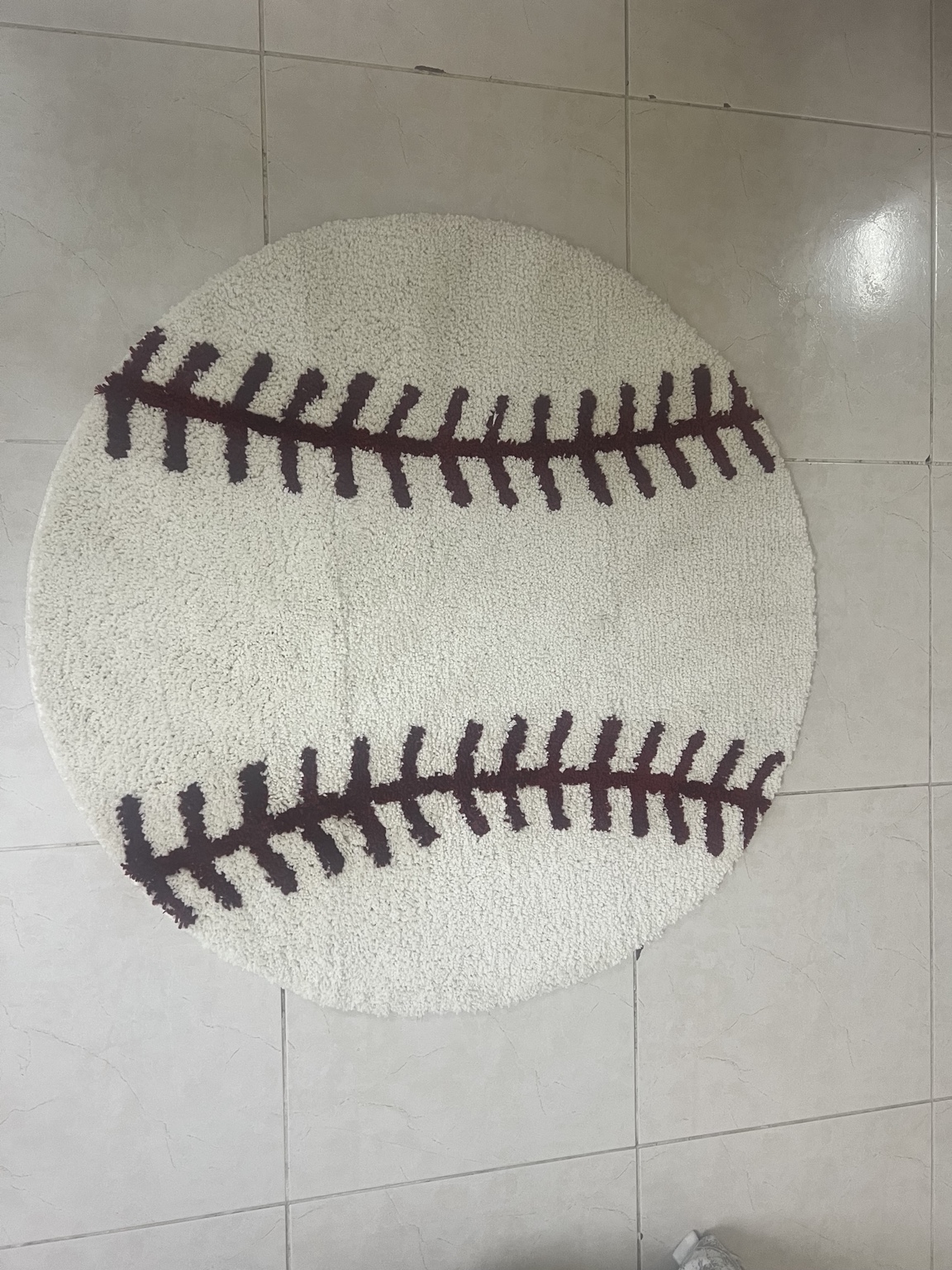 Baseball rug